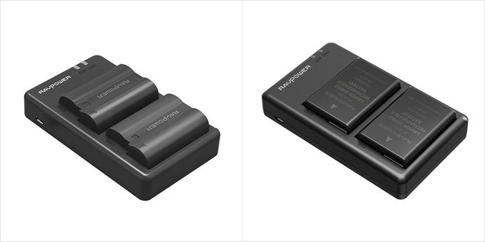 RAVPowerがNikonのEN-EL15aとEN-EL14a互換バッテリーであるRP-PB057とRP-BC002を発売