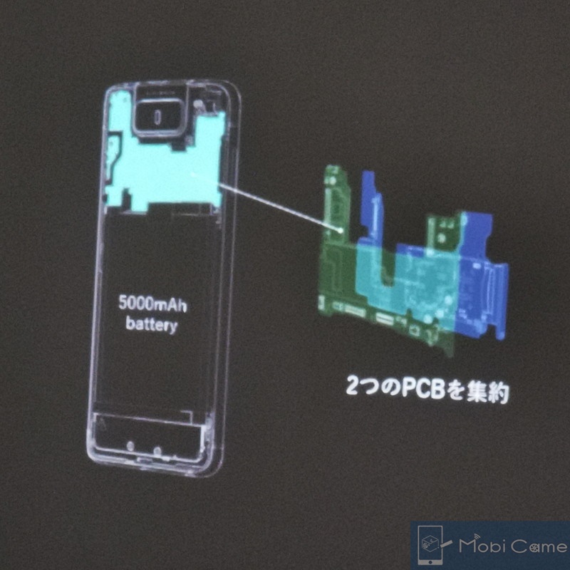 ZenFone6(ZS630KL)は2枚の基盤で構成されている