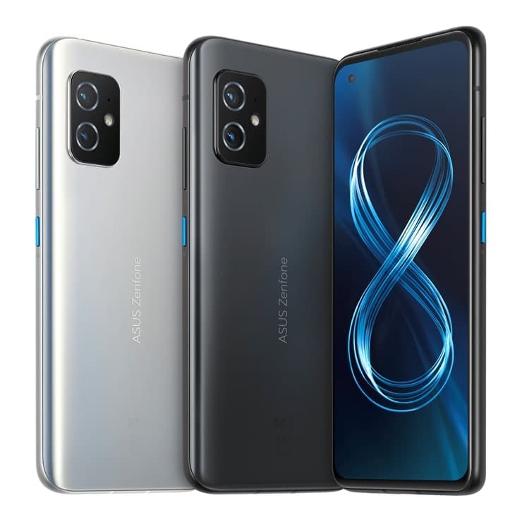 Zenfone8(ZS590KS)の無駄がないシンプルなデザインだが持ちやすいスタイル