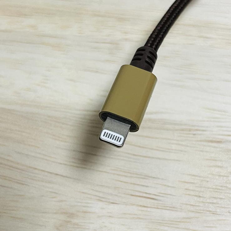 cheero DANBOARD USBtypeC Cable with LightningのLightning端子部分