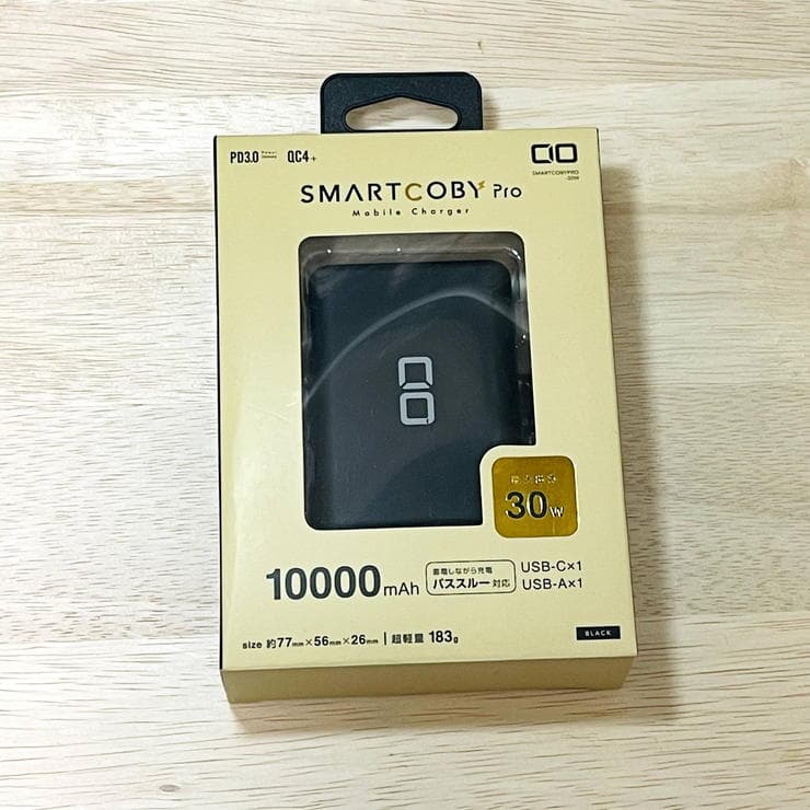 SMARTCOBY Pro 30Wのパッケージ表面